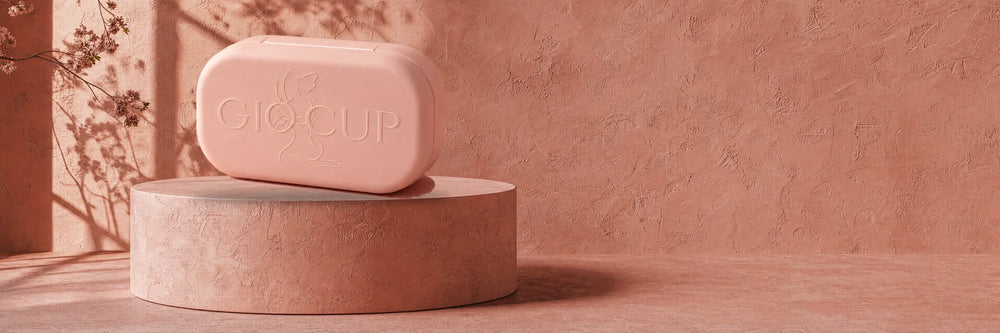 Estojo do copo menstrual GIOCUP® fechado
