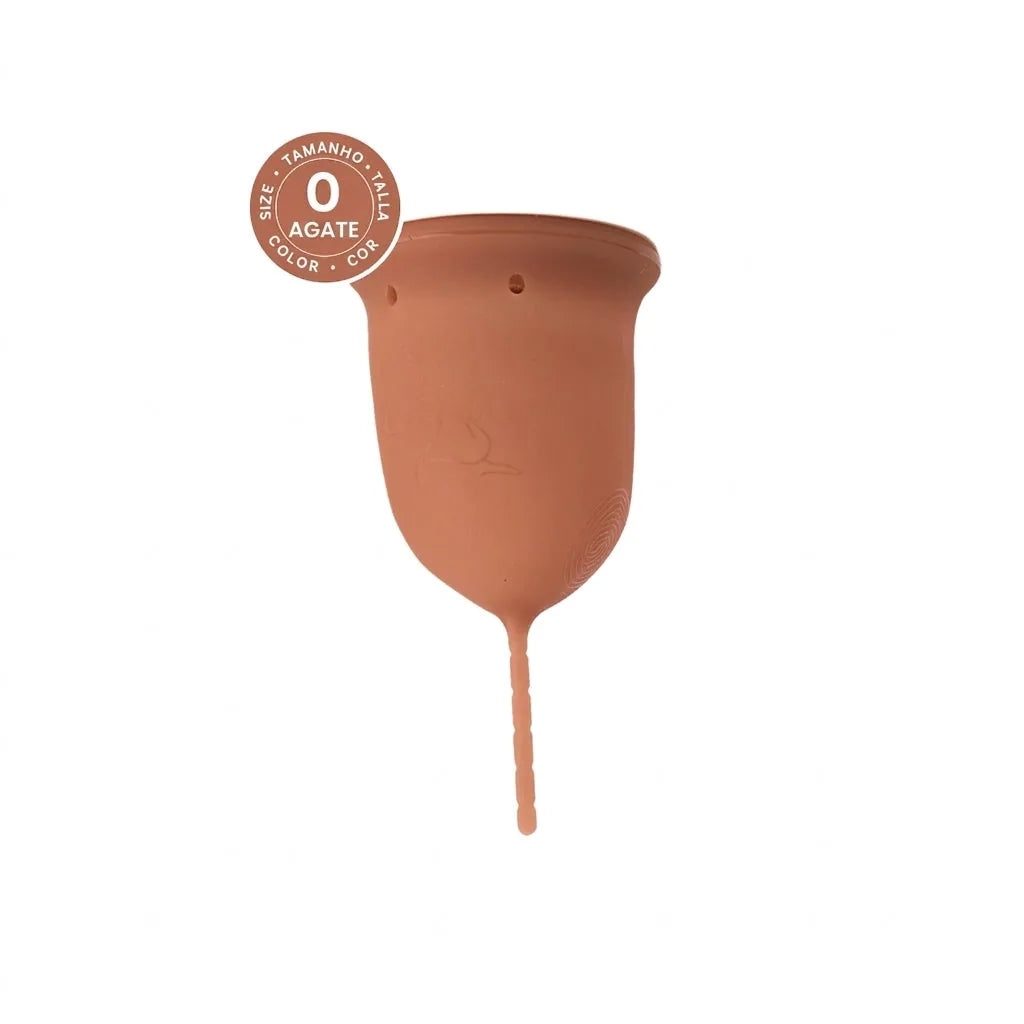 Copo menstrual GIOCUP® em silicone médico, cor Agate, tamanho 0