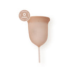 Copo menstrual GIOCUP® em silicone médico, cor Amber, tamanho 0