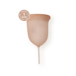 Copo menstrual GIOCUP® em silicone médico, cor Amber, tamanho 1